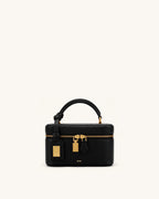 JW PEI Cleo Box Shape Top Handle Bag (Ink Black)