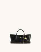 JW PEI Maeve Dachshund Metal Charm Tote Bag - Black