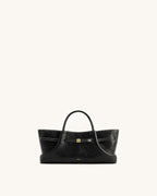 JW PEI Maeve Dachshund Metal Charm Tote Bag (Black)