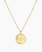 Gorjana Gold Compass Coin Necklace