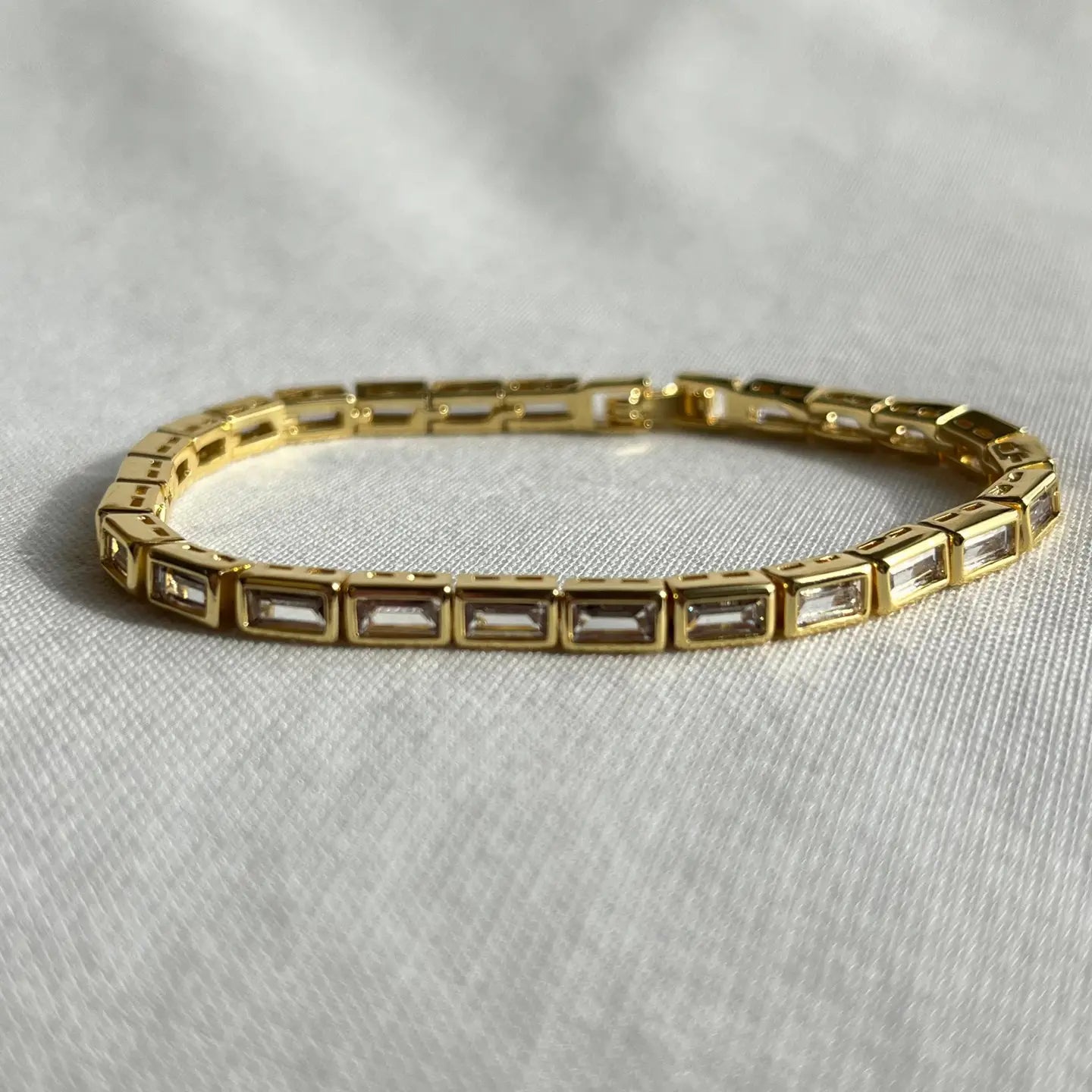 Sahira Lainey Tennis Bracelet - Gold