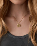 Gorjana Sunset Coin Necklace