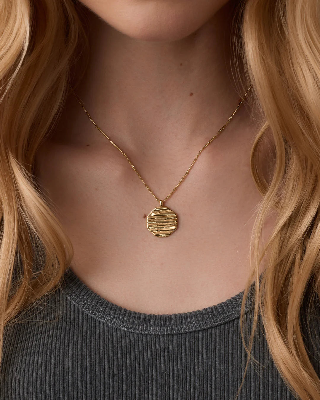 Gorjana Sunset Coin Necklace
