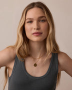 Gorjana Sunset Coin Necklace