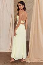 Buttercream Ruched Bust Midi Dress