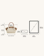 JW PEI Hana Mini Tote Bag (Brown Canvas)