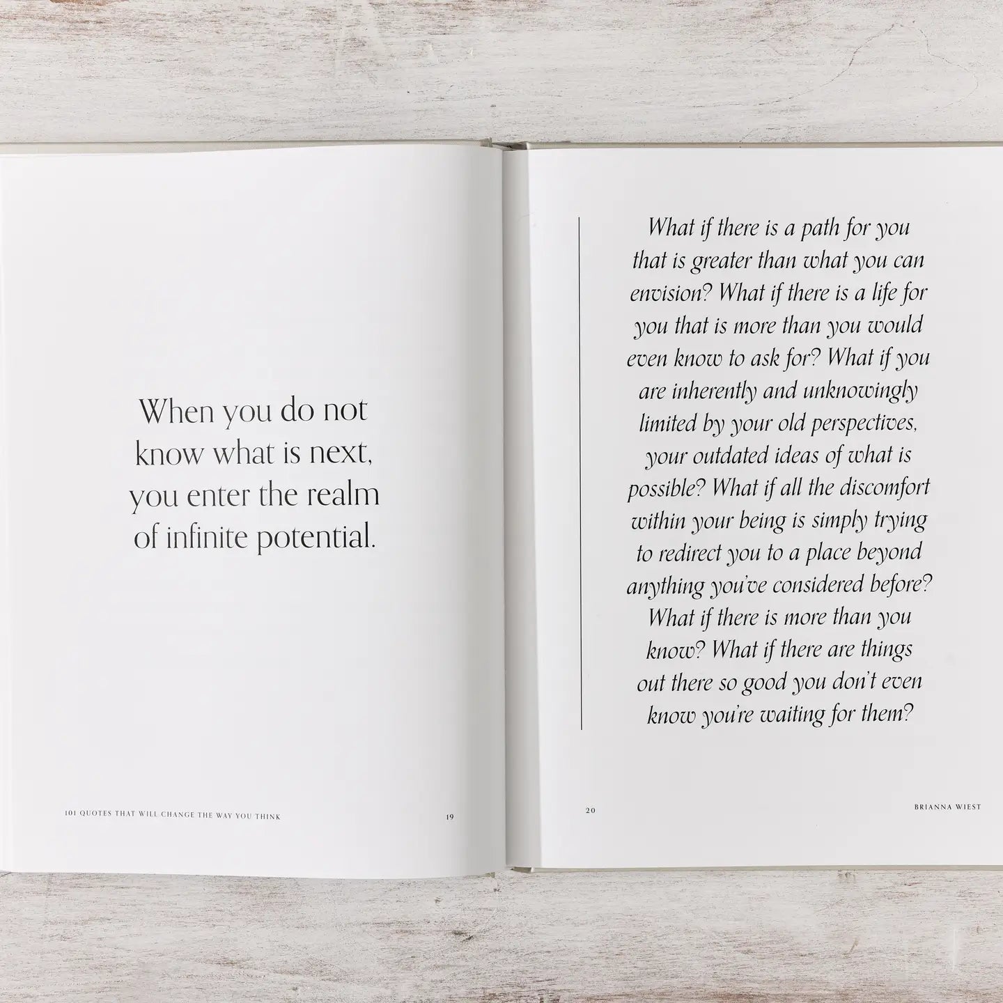 101 Quotes That Will Change The Way You Think Coffee Table Book