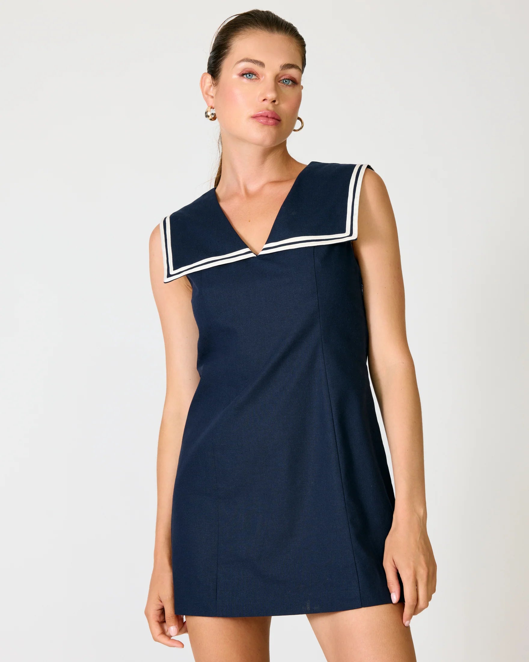 Line & Dot Anchor Mini Dress