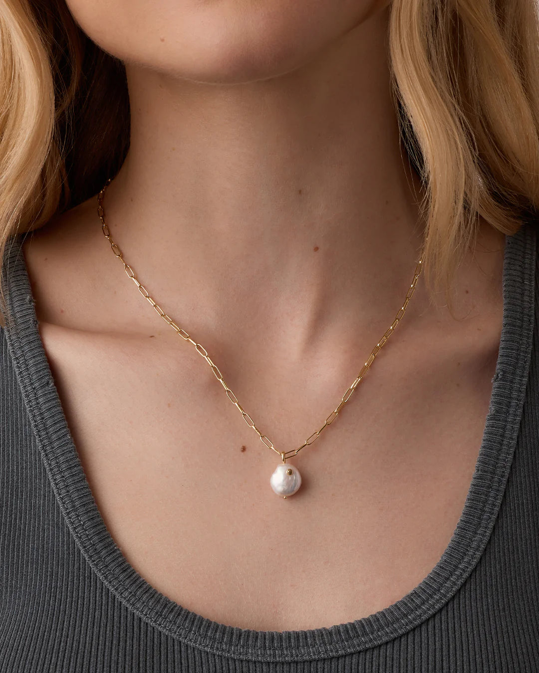 Gorjana Reese Pearl Necklace Secondary image
