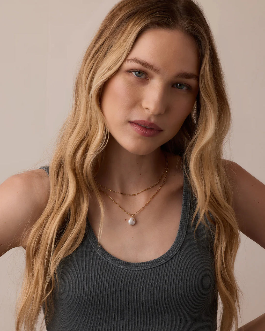 Gorjana Reese Pearl Necklace