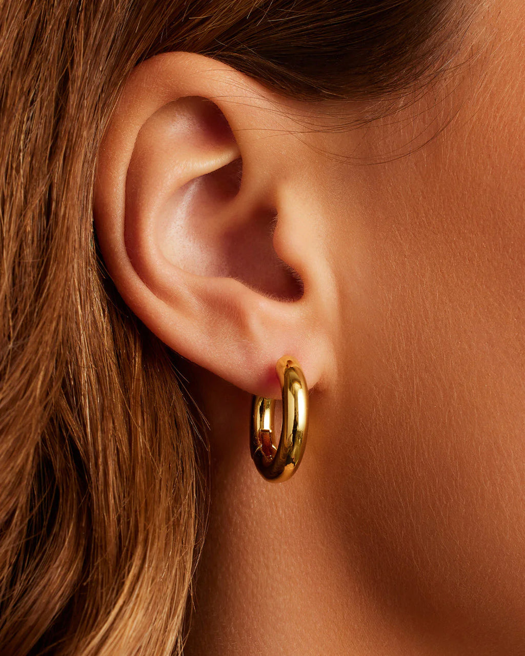 Gorjana Lou Hoops (Gold)