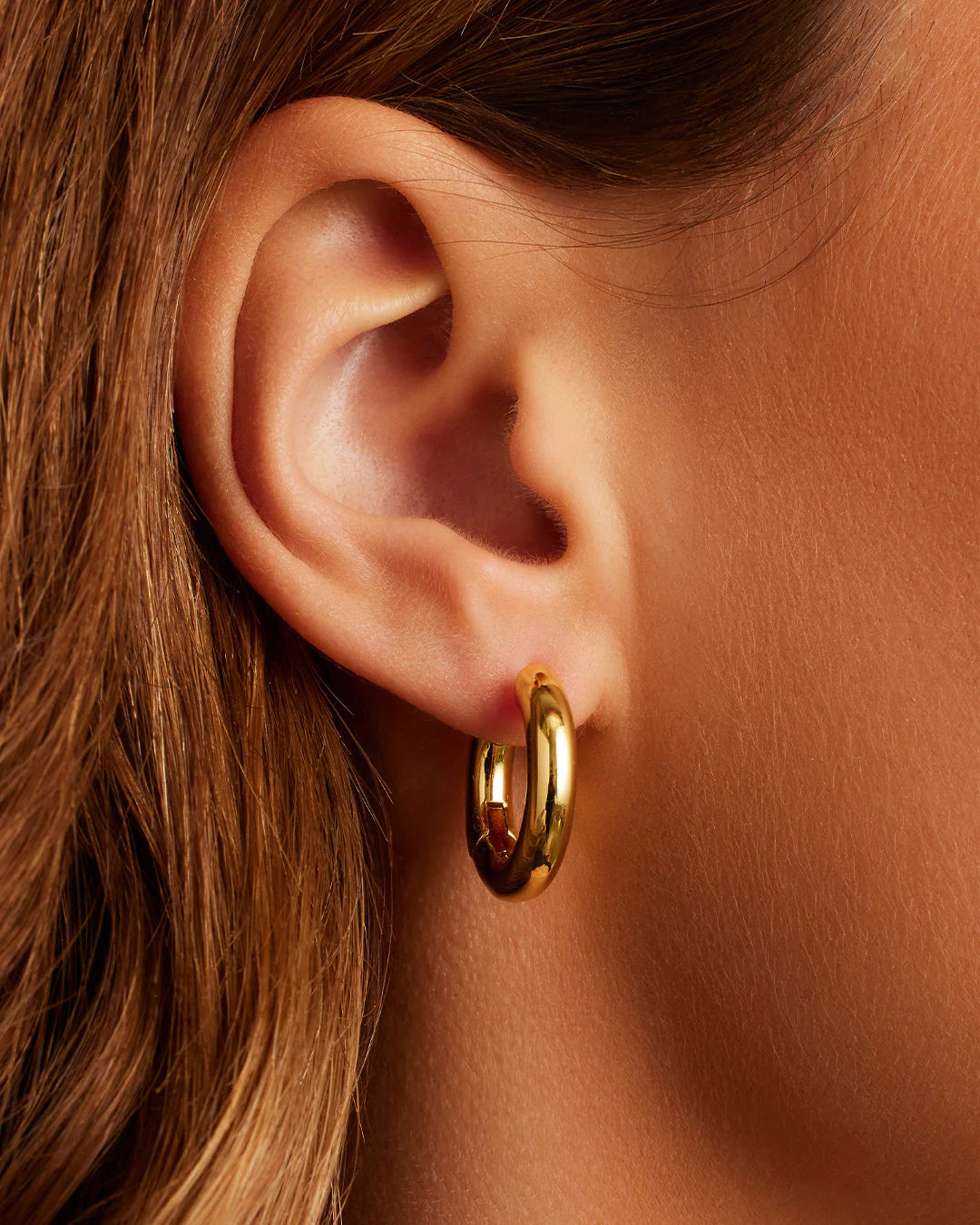 Gorjana Lou Hoops (Gold)