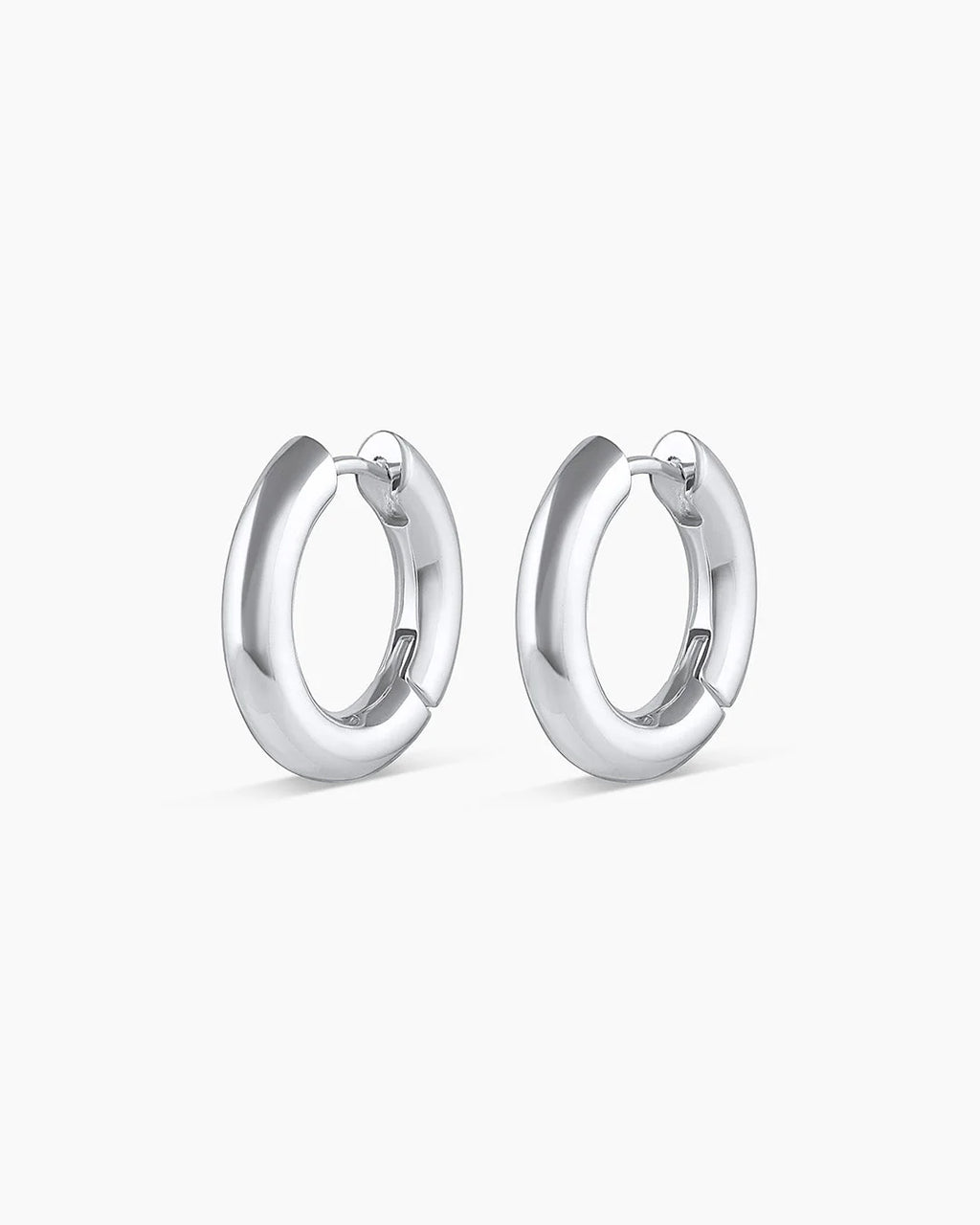 Gorjana Lou Hoops (Silver)