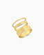 Gorjana Rose Ring Set (Gold)