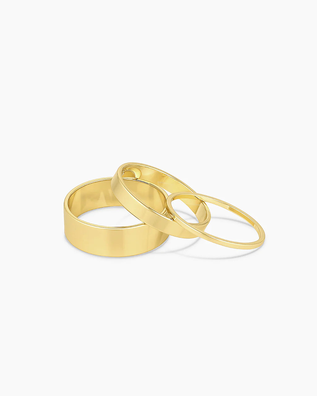 Gorjana Rose Ring Set (Gold)