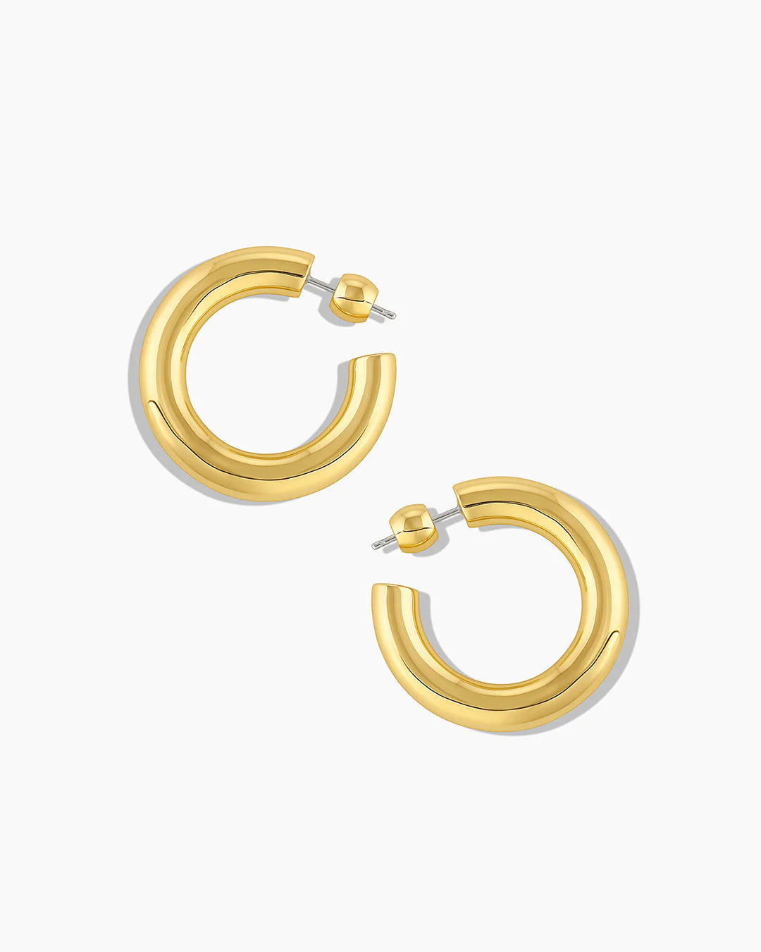Gorjana Lou Statement Hoops (Gold) Secondary image