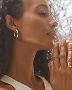 Gorjana Lou Statement Hoops (Gold)