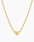Gorjana Lou Helium Heart Necklace (Gold)