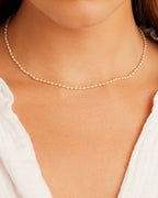 Gorjana Poppy Pearl Necklace