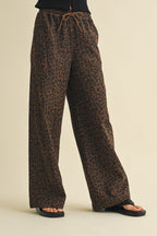 On The Prowl Leopard Track Pants