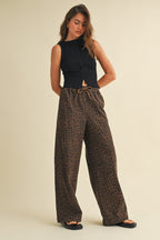 On The Prowl Leopard Track Pants