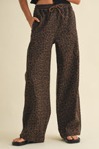 On The Prowl Leopard Track Pants