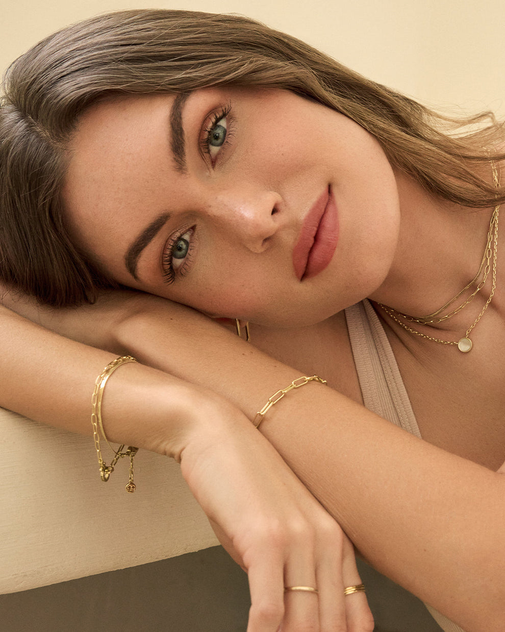 Gorjana Parker Mini Bracelet (Gold)