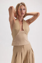 Alani Taler Top (Gold)
