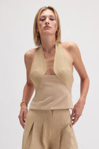 Alani Taler Top (Gold)
