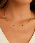 Gorjana Amour Necklace Red