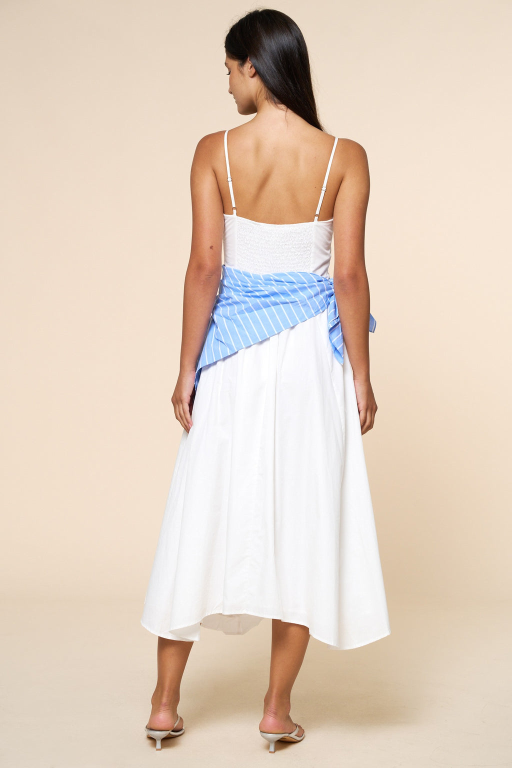 Bandana Waist Tie Maxi Dress