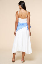 Bandana Waist Tie Maxi Dress