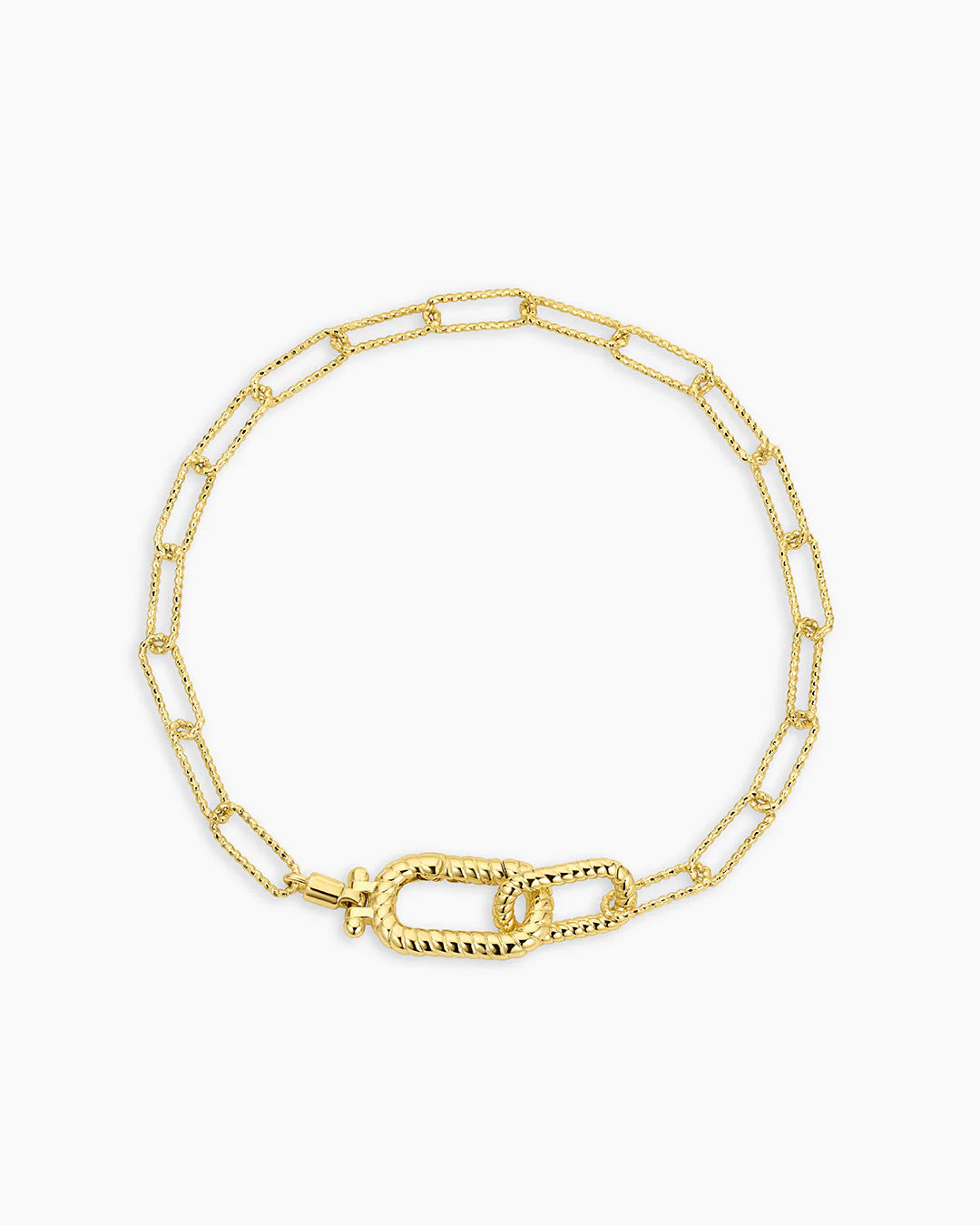 Gorjana Gold Crew Link Bracelet