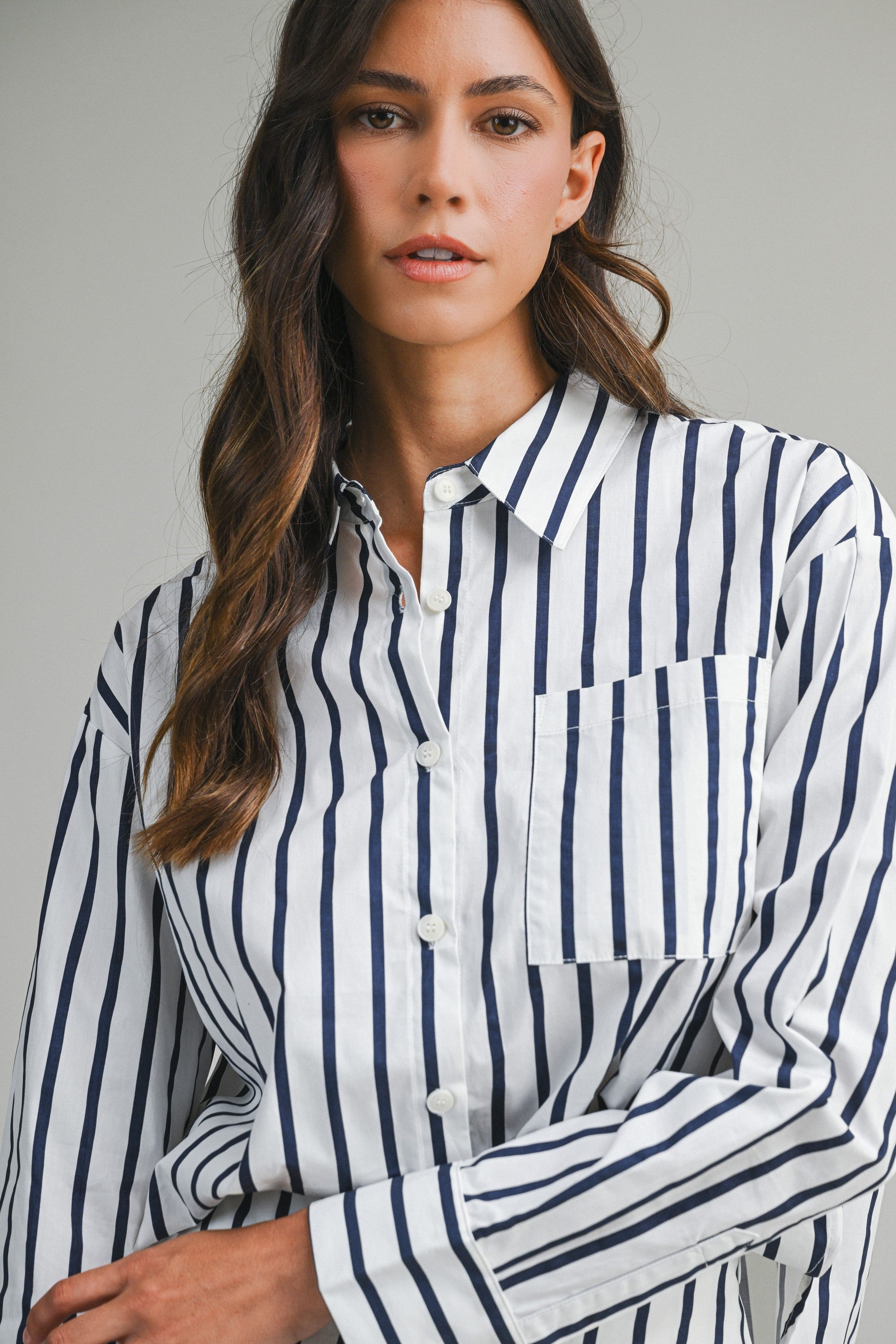 All Business Stripe Set (White)