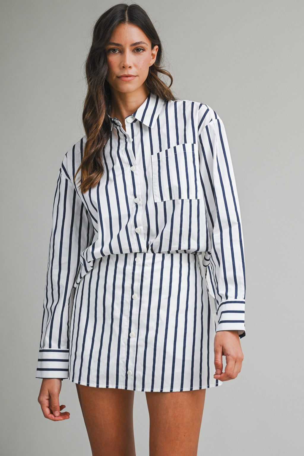 All Business Stripe Set (White)