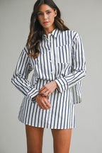 All Business Stripe Set (White)