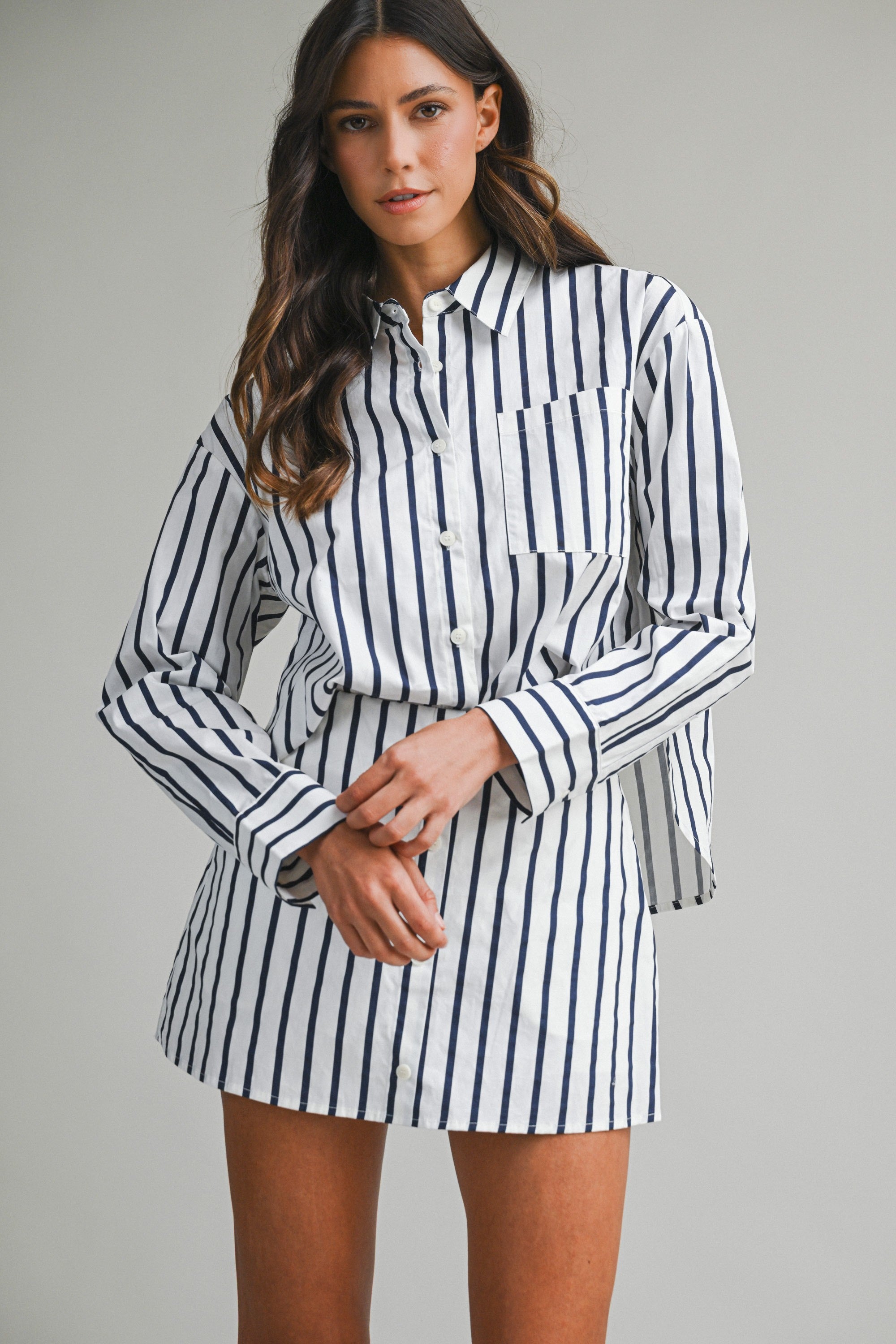 All Business Stripe Set (White)