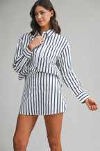All Business Stripe Set (White)