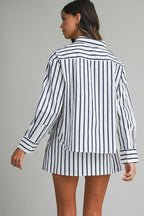 All Business Stripe Set (White)