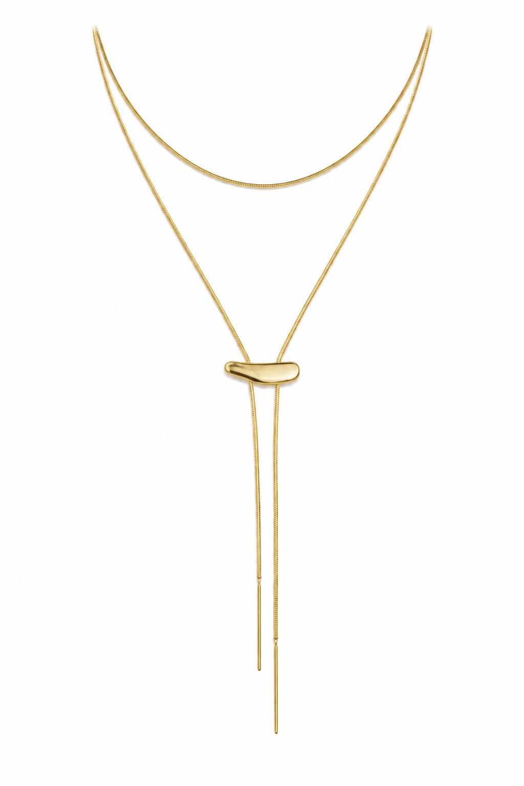 Sahira Western Bolo Necklace (Gold) Main image