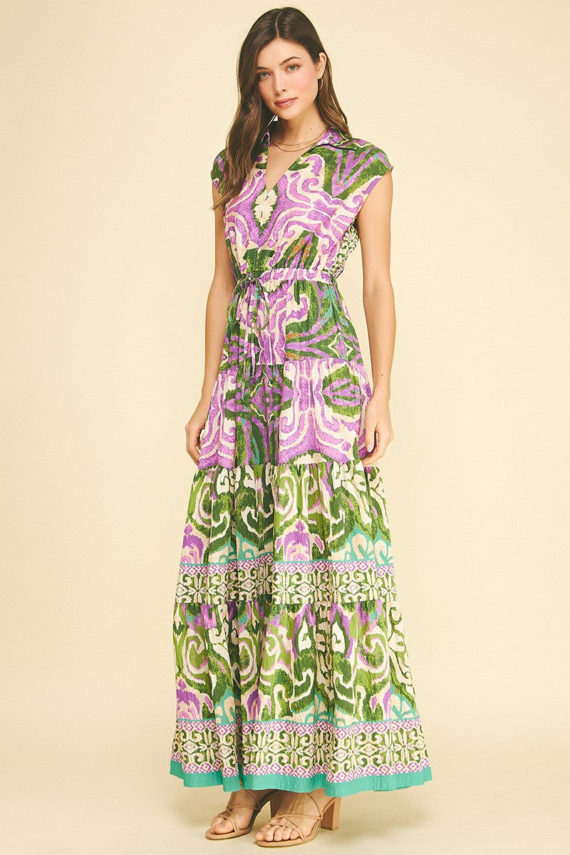 Solstice Olive Maxi Dress