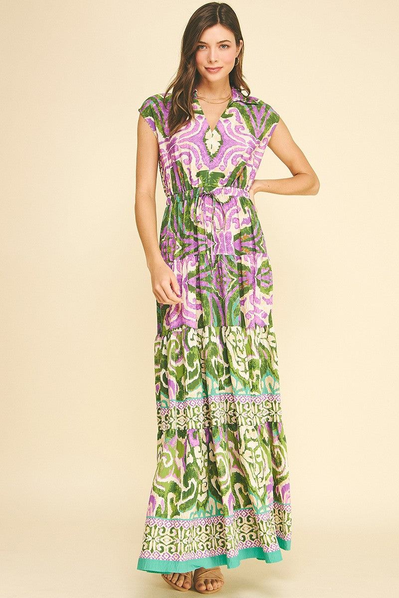 Solstice Olive Maxi Dress