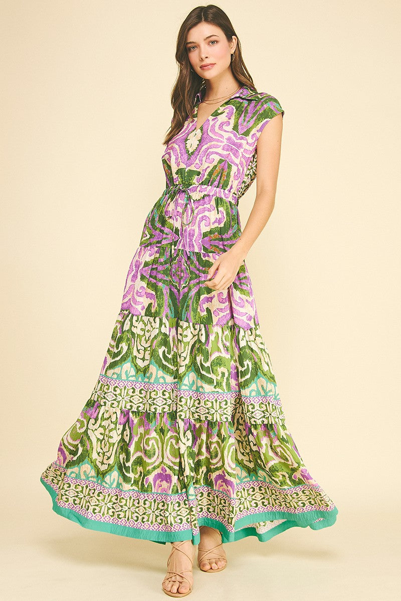 Solstice Olive Maxi Dress Main image