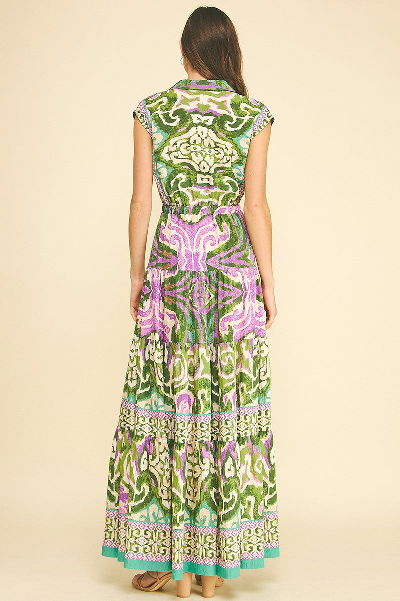 Solstice Olive Maxi Dress