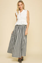 Capri Cotton Smocked Top