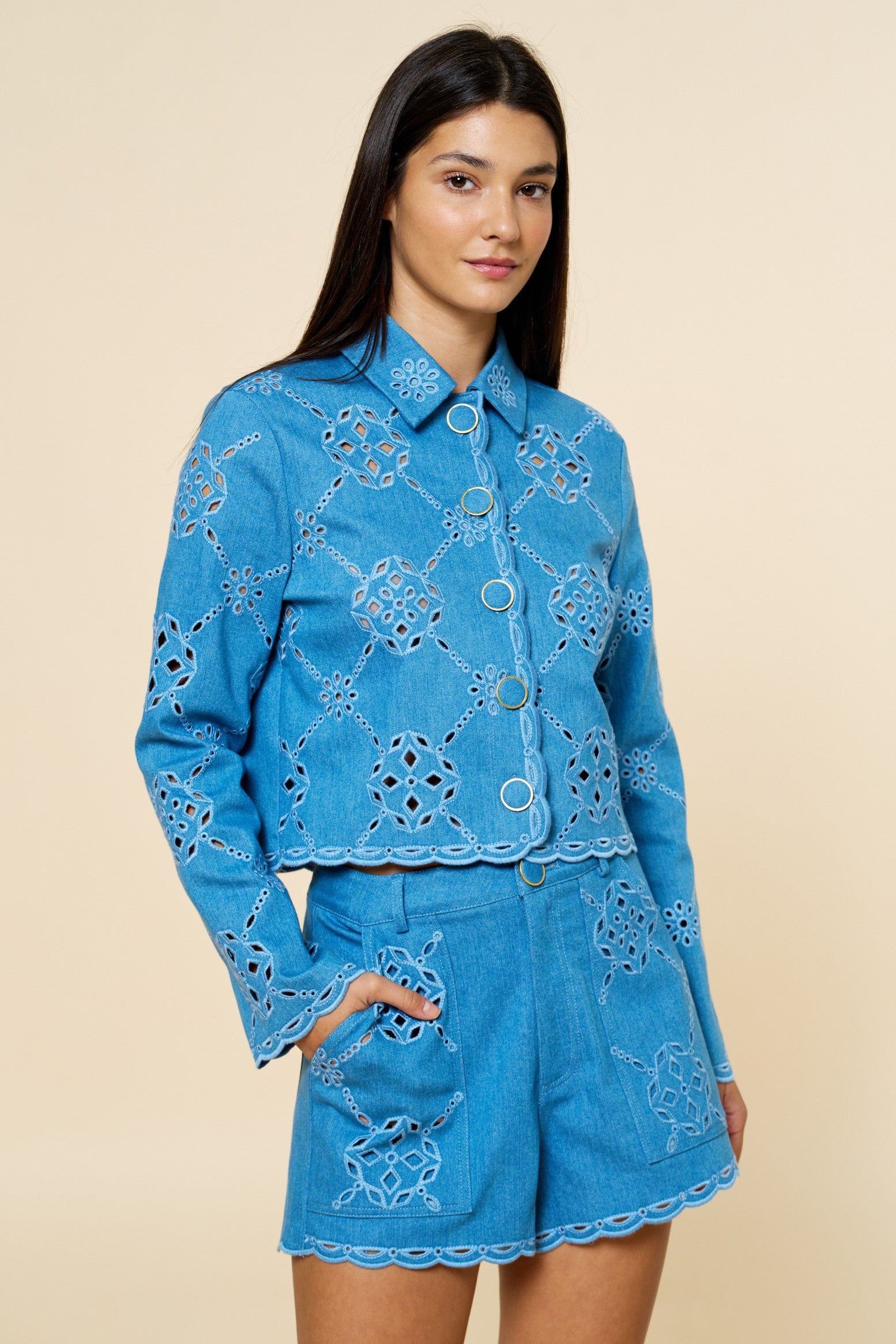 Mariposa Embroidered Jacket