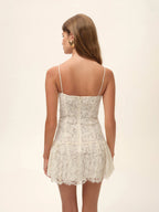 For Love & Lemons Locket Lace Mini Dress