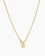Gorjana Heart Padlock Interlocking Necklace