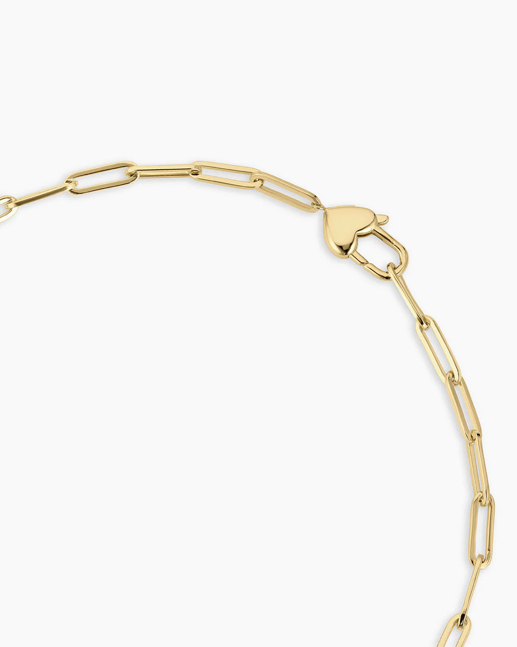 Gorjana Gold Heart Padlock Necklace