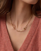 Gorjana Gold Heart Padlock Necklace